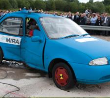 crash test on column