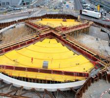 Underground roundabout construction