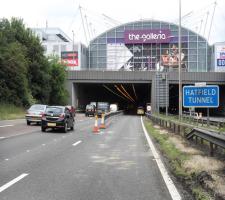 A1 Hatfield road tunnel