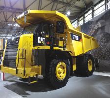 Cat’s 772G rigid-frame truck 