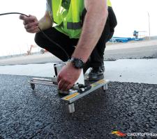 Pirelli testing the COTA track