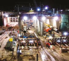 Airportlink m7 under construction