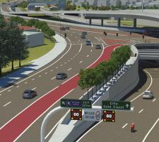 Airportlink m7 under construction