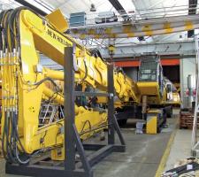 Wheeled chassis RDS-15 impact crusher