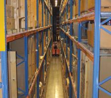 Komatsu’s Europe’s parts facility 