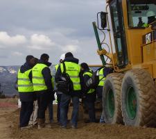 Extensive training sessions on site 