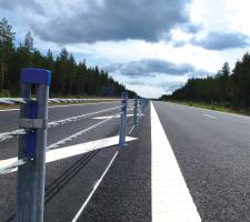 Blue Systems’ Safence wire rope cable barrier 