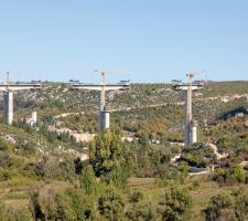 new European route 73 (A1) bridges, Studencica and Trebižat