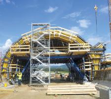 The Pernau Sub-surface Tunnel’s formwork system 