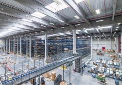 Liebherr logistics facility for its earthmoving machines
