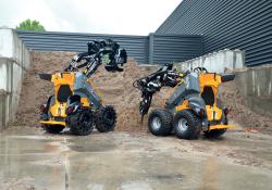 Giant skid steer loaders