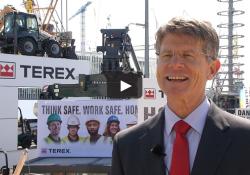 Garrison confident in Terex strength bauma video clip avatar