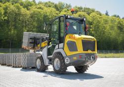 High performance is claimed for the new Kramer compact wheeled loaders