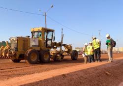 Use of the Topcon machine control technology has made road improvement work in Burkina Faso more efficient and productive