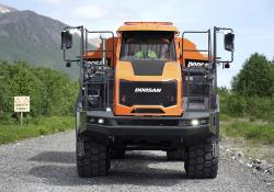 Doosan has unveiled the 4x4 version of its DA45-7 ADT