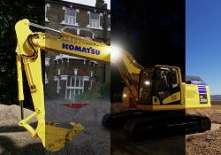 Komatsu is now offering its PC210E electric excavator