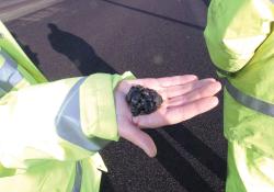 High-tech bitumen binder in use