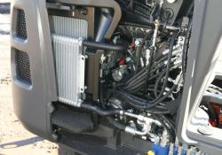 maintenance panel on a volvo mini extractor