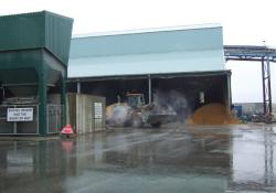 Conway storage bay with loader