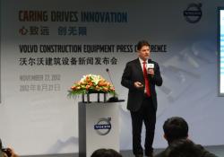 Pat Olney, chief exec Volvo CE