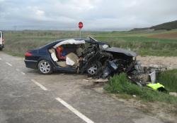 a car after crash 