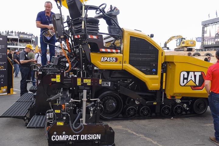 Caterpillar offers its AP 455 paver for the world market