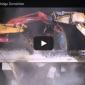 Breakers break up bridge in US state of Mississippi video 
