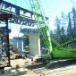 Sennebogen crane 