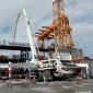 CIFA machines is supplying concrete 