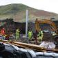 WH Barriers Cumbria Damaged road