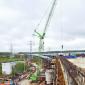 WH Emergent Russia Mostotrest is using a Sennebogen 3300 crawler crane 