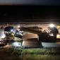 Gunter Papenburg on the A14 near Leipzig - 70,000tonnes of asphalt during a 24-hour operation.JPG