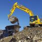 The Komatsu Hybrid technology helps to reduce carbon footprint and fuel consumption
