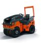 The new compact HD 14i TT pneumatic-tyre roller from Hamm impresses with a working width of 1276 mm and a maximum operating weight of 4.4 t