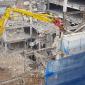 The Komatsu PC490HRD K100 system, getting to grips with a constrained city centre site (photo credits: Komatsu)