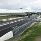 The road now features modern crash barriers and end treatments to ensure safety for drivers