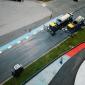 Paving was carried out in echelon to ensure a quality surface