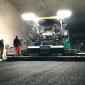 The Vögele pavers were able to pave a high-quality mat using their efficient screeds 
