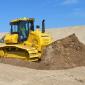 Komatsu’s D71-24, the company’s largest ever hydrostatic transmission dozer