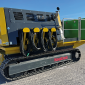 The latest M5 tracked engine unit which carries a Cummins X12 EU Stage V engine and alternator