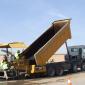 Cat AP300 paver being loaded