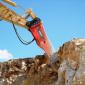 Promoe drilling into rocks