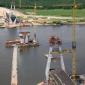 cabel bridge over River Oka 