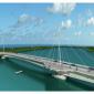 Brazilian bridge to the beach 
