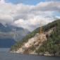 Crane at Hardangerfjord