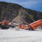 Sandvik self propelled impact crusher