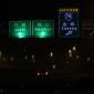 LED Signs attached to sign boards