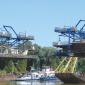 Tisza Bridge under construction
