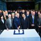 Komatsu cake cutting for 25th anniversary