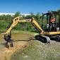 Cat’s 302.4D hydraulic excavator